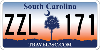 SC license plate ZZL171