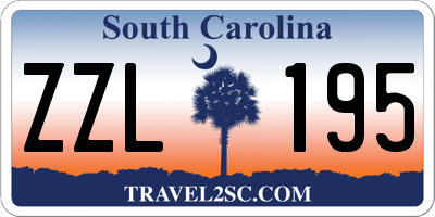 SC license plate ZZL195