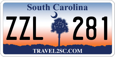 SC license plate ZZL281