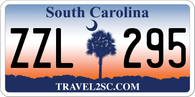 SC license plate ZZL295