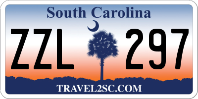 SC license plate ZZL297