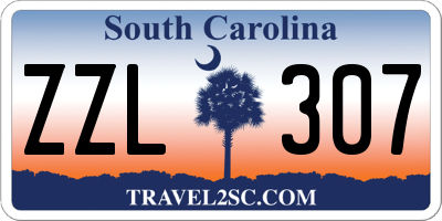 SC license plate ZZL307