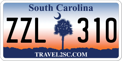 SC license plate ZZL310