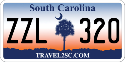 SC license plate ZZL320