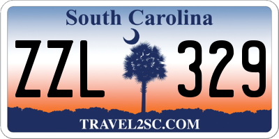 SC license plate ZZL329