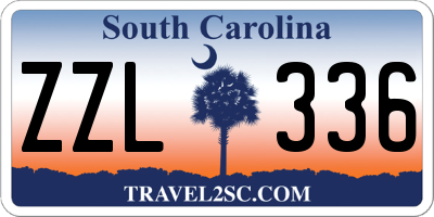 SC license plate ZZL336