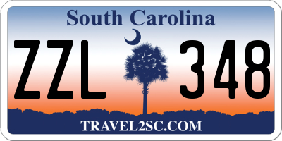 SC license plate ZZL348