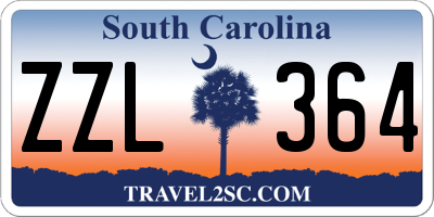 SC license plate ZZL364