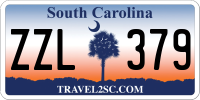 SC license plate ZZL379