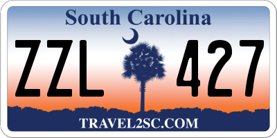 SC license plate ZZL427