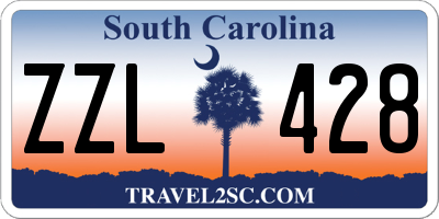SC license plate ZZL428