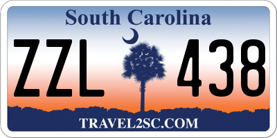 SC license plate ZZL438