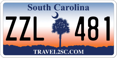 SC license plate ZZL481