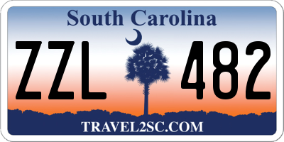 SC license plate ZZL482