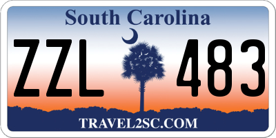SC license plate ZZL483