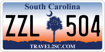 SC license plate ZZL504
