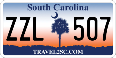SC license plate ZZL507