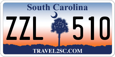 SC license plate ZZL510