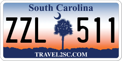 SC license plate ZZL511