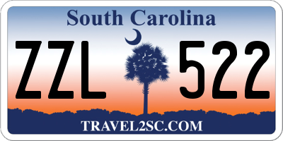 SC license plate ZZL522
