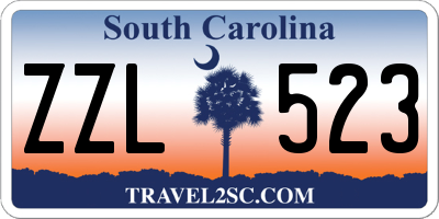 SC license plate ZZL523