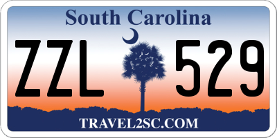 SC license plate ZZL529