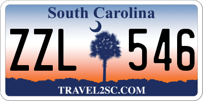 SC license plate ZZL546