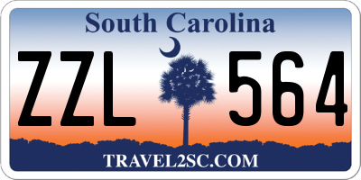 SC license plate ZZL564