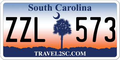 SC license plate ZZL573