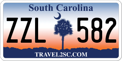SC license plate ZZL582