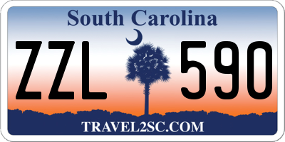 SC license plate ZZL590
