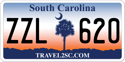 SC license plate ZZL620