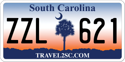 SC license plate ZZL621