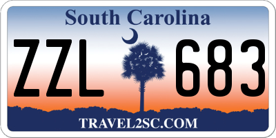 SC license plate ZZL683