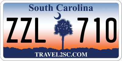 SC license plate ZZL710
