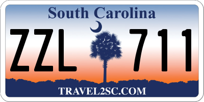 SC license plate ZZL711