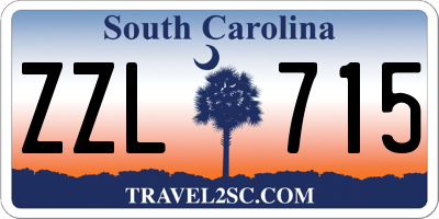 SC license plate ZZL715