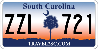 SC license plate ZZL721
