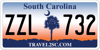 SC license plate ZZL732