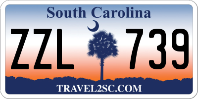 SC license plate ZZL739