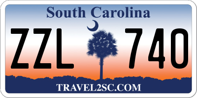 SC license plate ZZL740