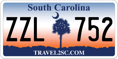 SC license plate ZZL752