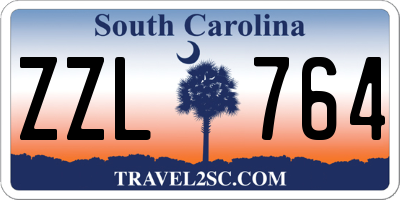 SC license plate ZZL764
