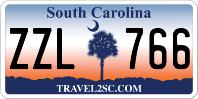 SC license plate ZZL766