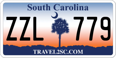SC license plate ZZL779