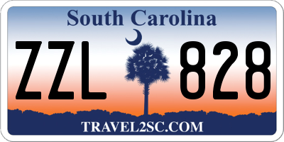 SC license plate ZZL828