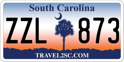 SC license plate ZZL873
