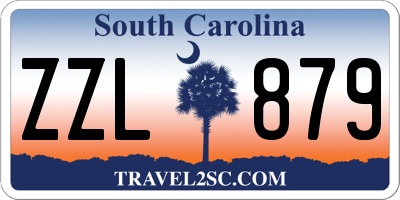 SC license plate ZZL879