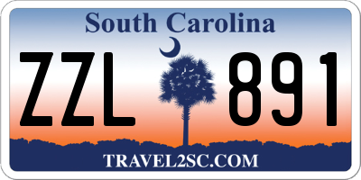 SC license plate ZZL891