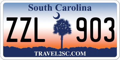 SC license plate ZZL903